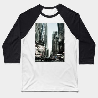 Times Square, Manhattan, New York City Baseball T-Shirt